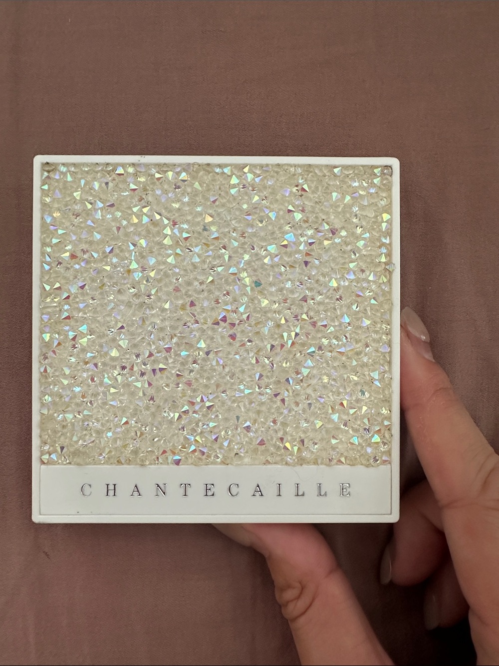 Chantecaille Iridescent Crystal Compact - Pearl White